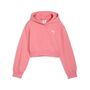 Puma WARDROBE ESS Short Length Hoodie TR G - Wild Pink