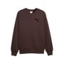 Puma ESS ELEVATED CAT LOGO Relaxed Crew DK - Chocolate Brown
