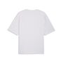 Puma WARDROBE ESS Boxy Tee - White Glow Heather