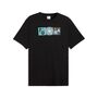 Puma SUNSET DRIVE Graphic Tee - PUMA Black
