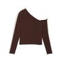 Puma T7 Asymmetric Longsleeve - Chocolate Brown