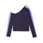 Puma T7 Asymmetric Longsleeve - Deep Plum