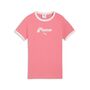 Puma GRAPHIC Ringer Slim Tee G - Wild Pink