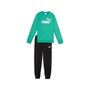 Puma ESS No.1 Logo Crew Sweat Suit TR B - Vibrant Green
