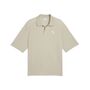 Puma WARDROBE ESS Boxy Waffle Polo - Pebble Gray