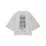 Puma W PUMA X HYROX CROPPED LIFESTYLE TEE - Light Gray Heather