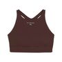 Puma W PUMA X HYROX SHAPELUXE HIGH NECK BRA - Chocolate Brown