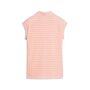 Puma W Pique YD Stripe Cap Sleeve - White Glow-Melon Glow