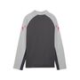 Puma IndividualLIGA 1/4 Zip Top Jr - Dusky Gray-PUMA Red-Gray Echo