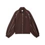 Puma T7 Balloon Sleeve Piping Relaxed Woven Track Jacket - Chocolate Brown