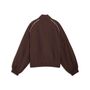 Puma T7 Balloon Sleeve Piping Relaxed Woven Track Jacket - Chocolate Brown