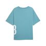 Puma M GRAPHIC OVERSIZED TEE - Baltic Sea Blue