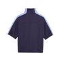 Puma T7 Short Sleeve Jacket Full Zip - Deep Plum