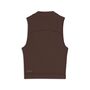 Puma W Cloudspun 1/4 Zip Tank - Chocolate Brown