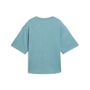 Puma W CLOUDSPUN RELAXED TEE - Baltic Sea Blue Heather