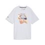 Puma BMW MMS Wmn Sportswear Graphic Tee - Silver Mist