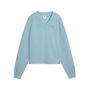 Puma ESS ELEVATED Comfort V-neck Crew DK - Seafoam
