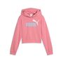 Puma ESS 2 COLOR No. 1 Logo Short Length Hoodie TR G - Wild Pink
