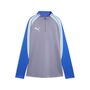 Puma individualBLAZE 1/4 Zip-Top - Gray Sky-PUMA White-Royal Sapphire