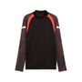 Puma individualFINAL 1/4 Zip Top - PUMA Black-Mint Jelly-Glowing Red