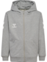 Hummel hmlGO 2.0 Chevron Zip Hoodie Kids - Grey Melange
