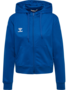 Hummel hmlGO 2.0 CHEVRON ZIP HOODIE WOMAN - TRUE BLUE