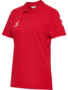 Hummel hmlGO 2.0 CHEVRON POLO WOMAN - TRUE RED