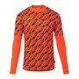 Uhlsport Progressive Torwart Set - fluo rot/schwarz/fluo gel