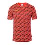 Uhlsport Progressive Torwart Set - fluo rot/schwarz/fluo gel