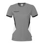 Uhlsport Equipe 29 Shirt Kurzarm Damen - steingrau/wei�/schwarz