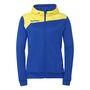 Kempa Athletics 29 Kapuzenjacke Damen - royal/limonengelb