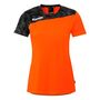 Kempa Athletics 29 Shirt Damen - fluo orange/schwarz