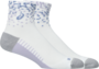 Asics Performance Run Sock Quarter - brilliant white/lilac hint/bluebell