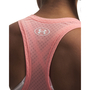 Under Armour  TECH SPORT MESH CROP TANK - POSH PINK