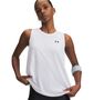 Under Armour  TECH TANK SOLID - WHITE