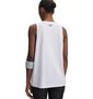 Under Armour  TECH TANK SOLID - WHITE