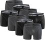 JACK & JONES Herren Unterhosen-Pack Trunks 8er Pack 12259926, Dark Grey Melange/Mix 8 