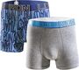 CR7 Ronaldo Jungen Boxershort 2er Doppelpack - Bluegrey 