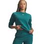 Under Armour  UA RIVAL FLEECE CREW - RACK GREEN