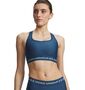 Under Armour  CROSSBACK MID BRA - WHAM BLUE