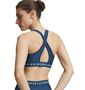 Under Armour  CROSSBACK MID BRA - WHAM BLUE