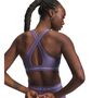 Under Armour Crossback Mid Bra - purple luxe