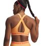 Under Armour Crossback Mid Bra - orange bloc