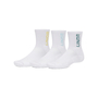 Under Armour Ua 3-Maker 3Pk Mid-Crew - white
