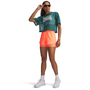 Under Armour Ua Fly By 2-In-1 Shorts - electric tangerine