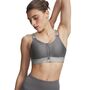 Under Armour Ua Infinity High Zip 2.0 Bra - clay green