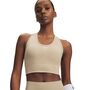 Under Armour Vanish Seamless Mid Bra - city khaki