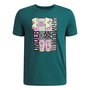 Under Armour Ua B Logo Wm Collage Ss - rack green