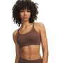 Under Armour Seamless Cotton Low Bra - incense brown
