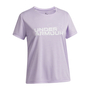 Under Armour Ua Tech Twist Wdmk Logo Ss - purple crest